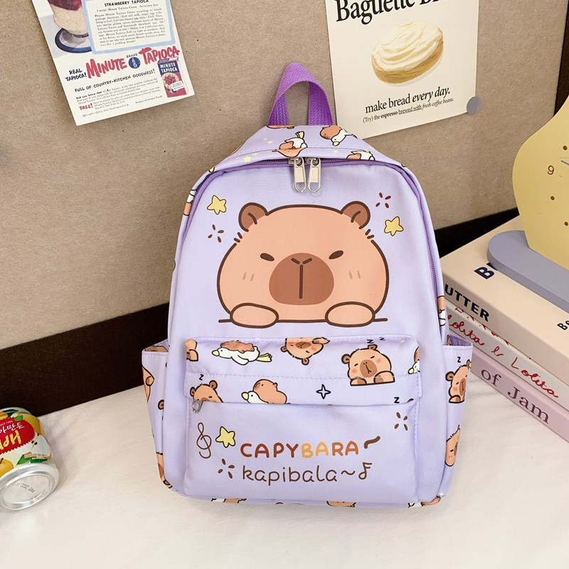 귀여운 대용량 Schoolbag 빨 수있는 방수 다목적 배낭 통기성 뒤 패드 만화 여행 가방 학생