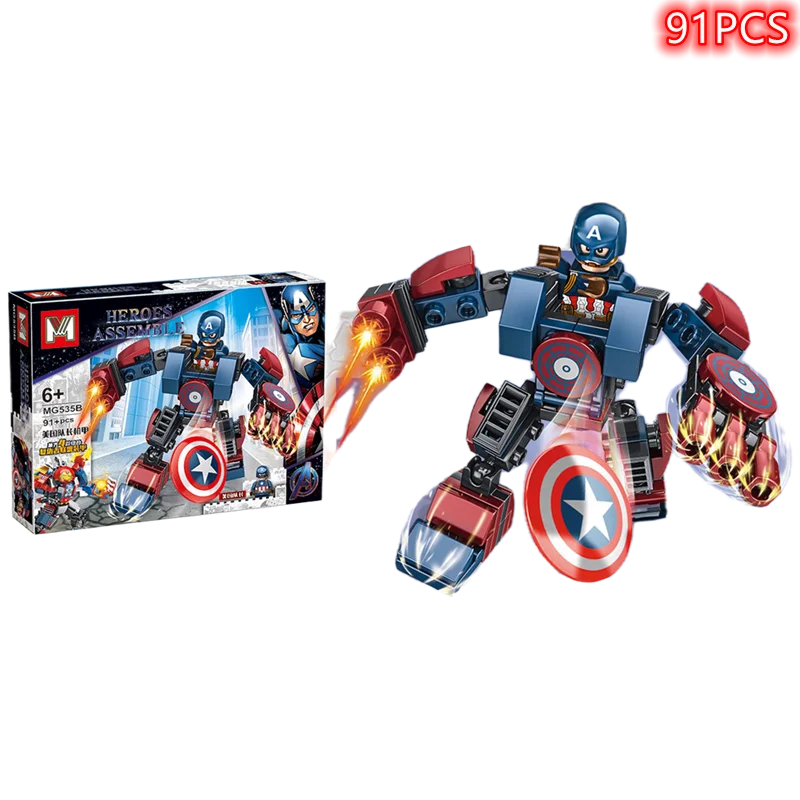 Marvel Avengers Chống Hulk Sắt Chiến Tranh Giáp Mech Mini Mẫu Nhân Vật Hành Động Khối Xây Dựng Tương Thích Legoboys Technic Thành Phố Đồ Chơi quà Tặng