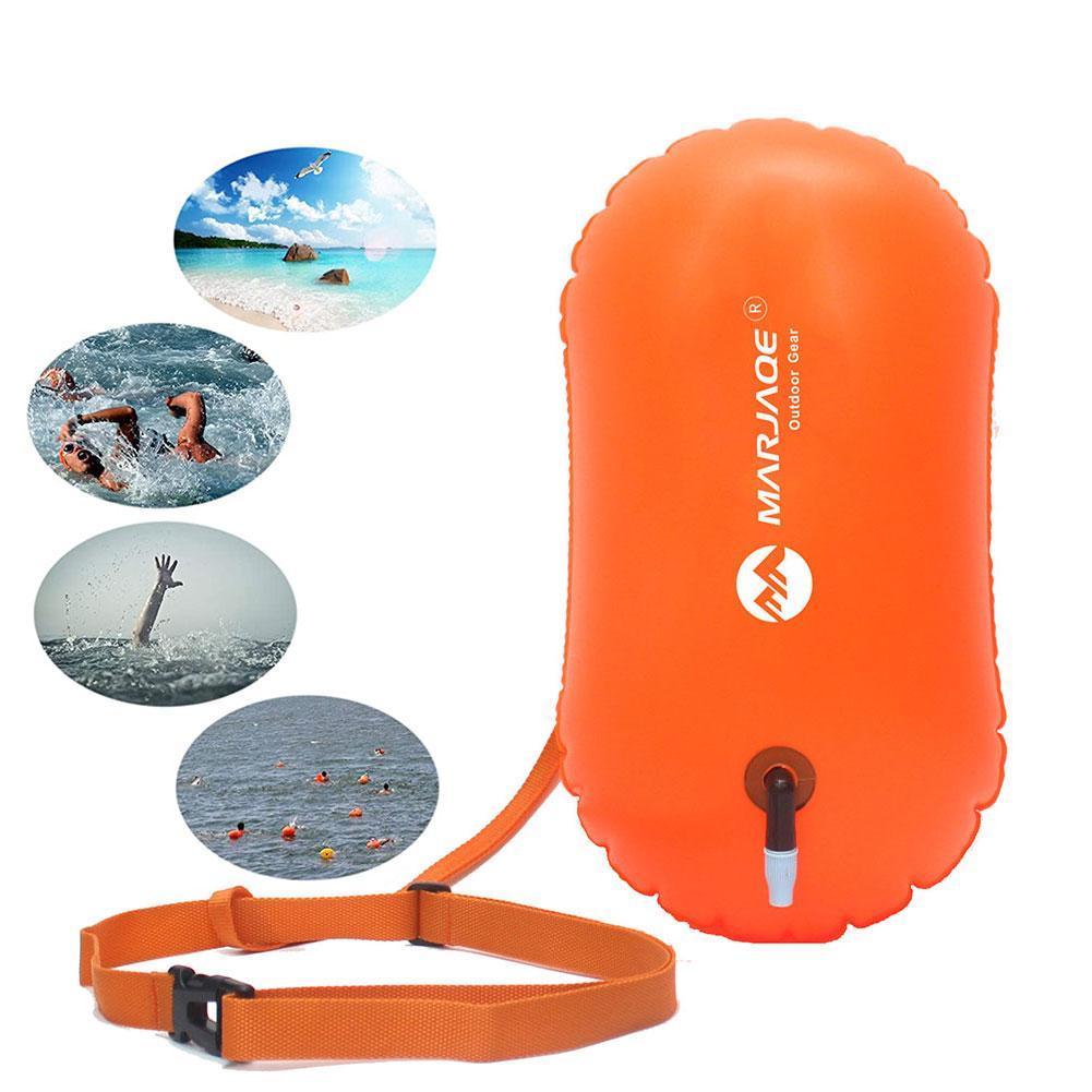 Bolsa de flotador de natación, boya engrosada, antiahogamiento, Bola de deriva, canoa de almacenamiento, bolsa de deriva