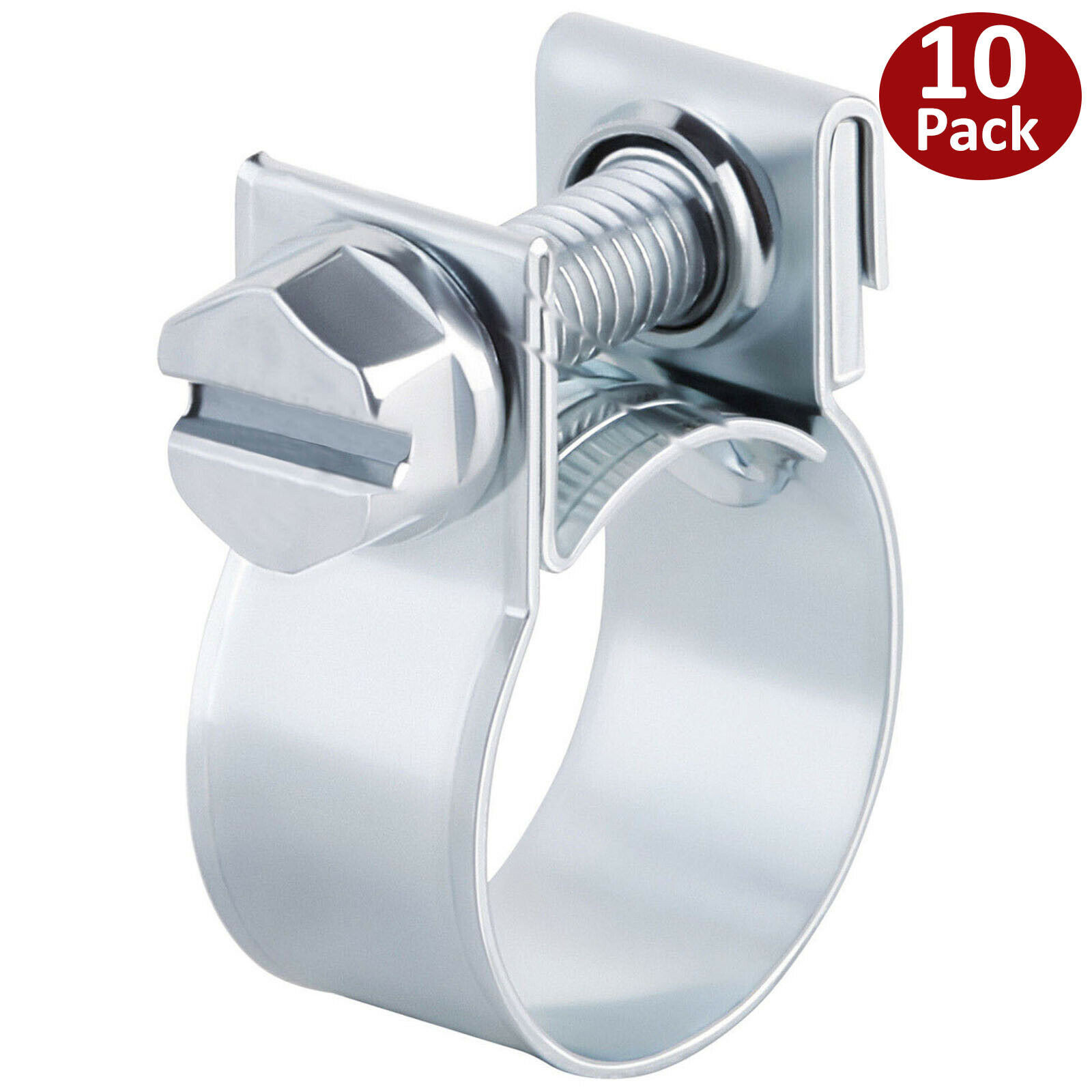 10PCS Fascette per tubi flessibili Linea carburante Giubileo Morsetto Tubo benzina diesel Liquido di raffreddamento Morsetto per tubo radiatore Fissaggio in acciaio al carbonio Utensili domestici