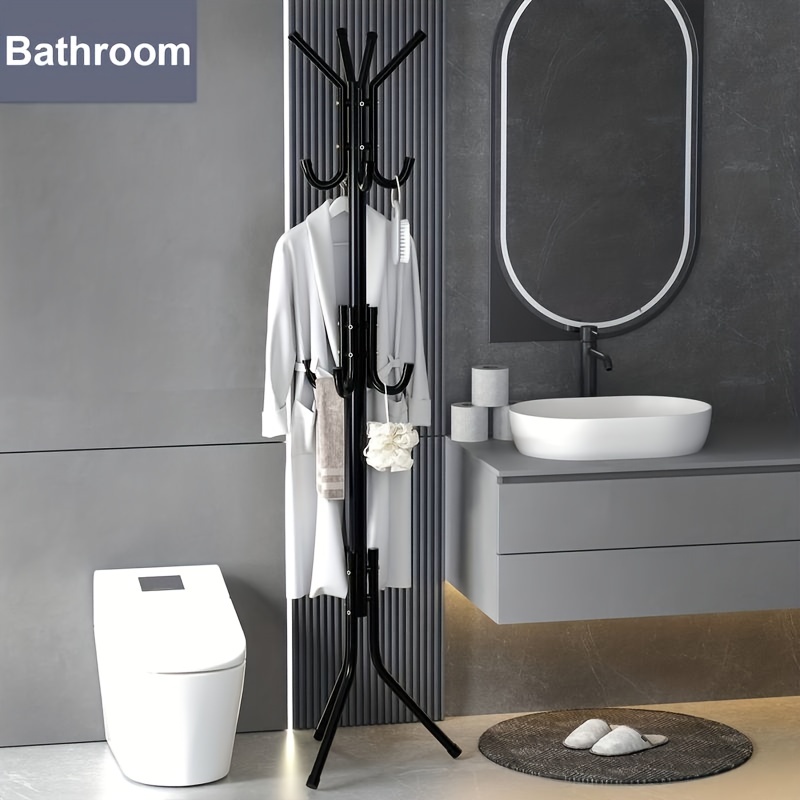 Einfache Eisen Mantel Rack Mäntel Taschen Schals Haushalt Lagerung Organizer Rack Für Büro Eingangsbereich Flur Wohnzimmer Schlafzimmer