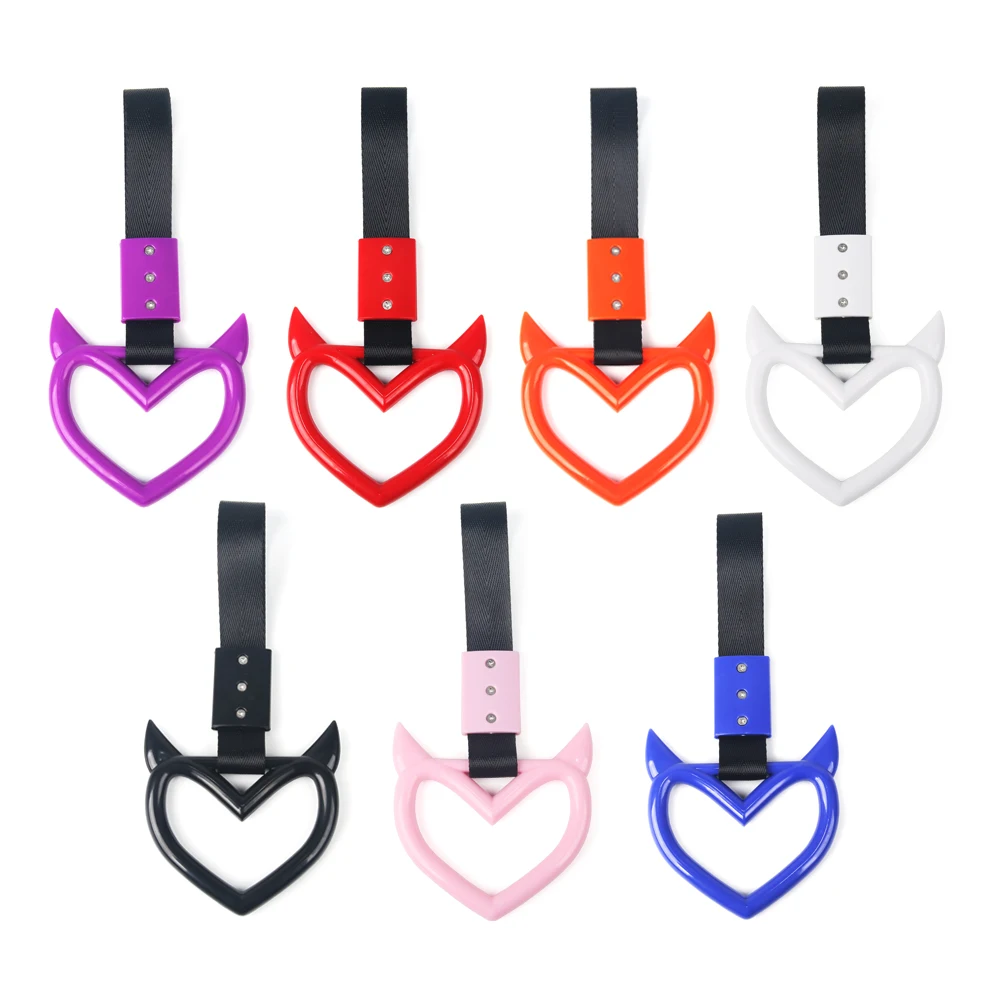 New Shape JDM Train Bus Handle Hand Strap Drift Charm Strap Drift Warning Ring for Car Rear Bumper Supplies