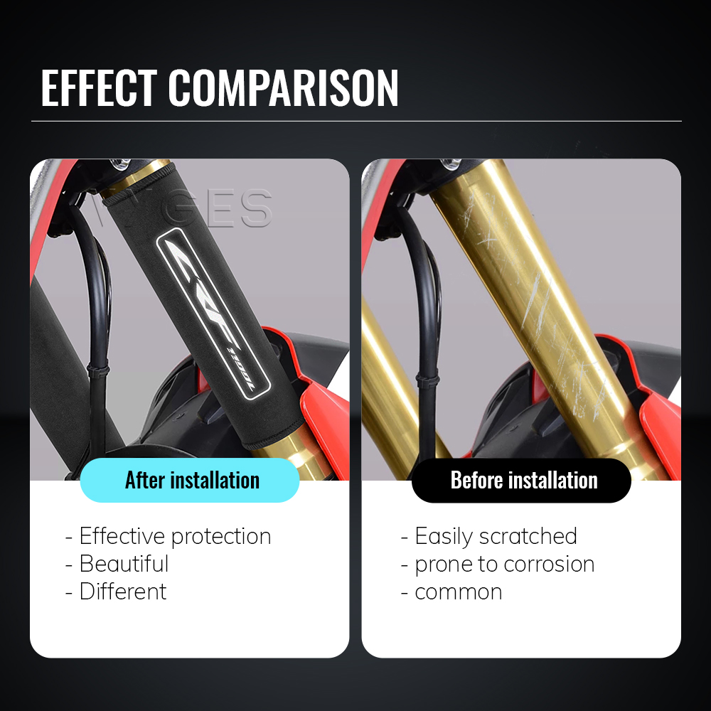 オートバイフォーク保護カバーホンダ CRF1100L CRF1000L アフリカツインアドベンチャースポーツ CRF 1100 ショックアブソーバーダストプロテクター