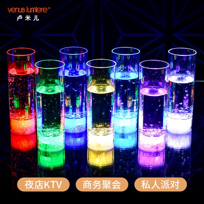 400ml Led Luminous Mug Color Changing Beer Mugs Water Sensor Light-emitting Cup for Neon Party Glow Drinkware Birthday Gift