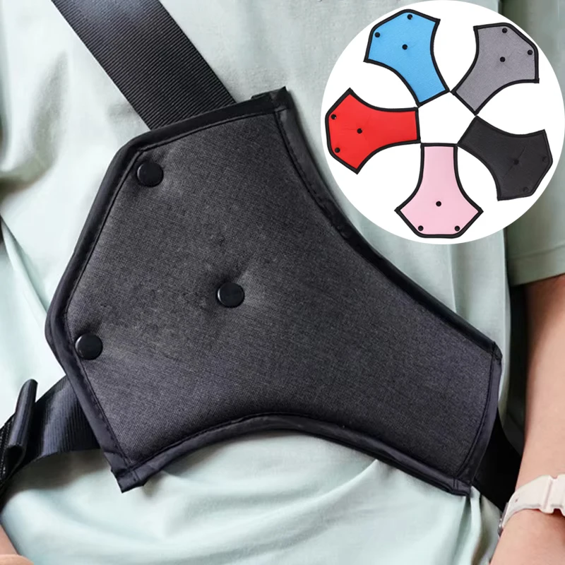 Régulateur de ceinture de sécurité pour enfants, housse universelle pour ceinture de sécurité, confortable, protection de ceinture de sécurité automobile, rembourrage, coussin doux réglable