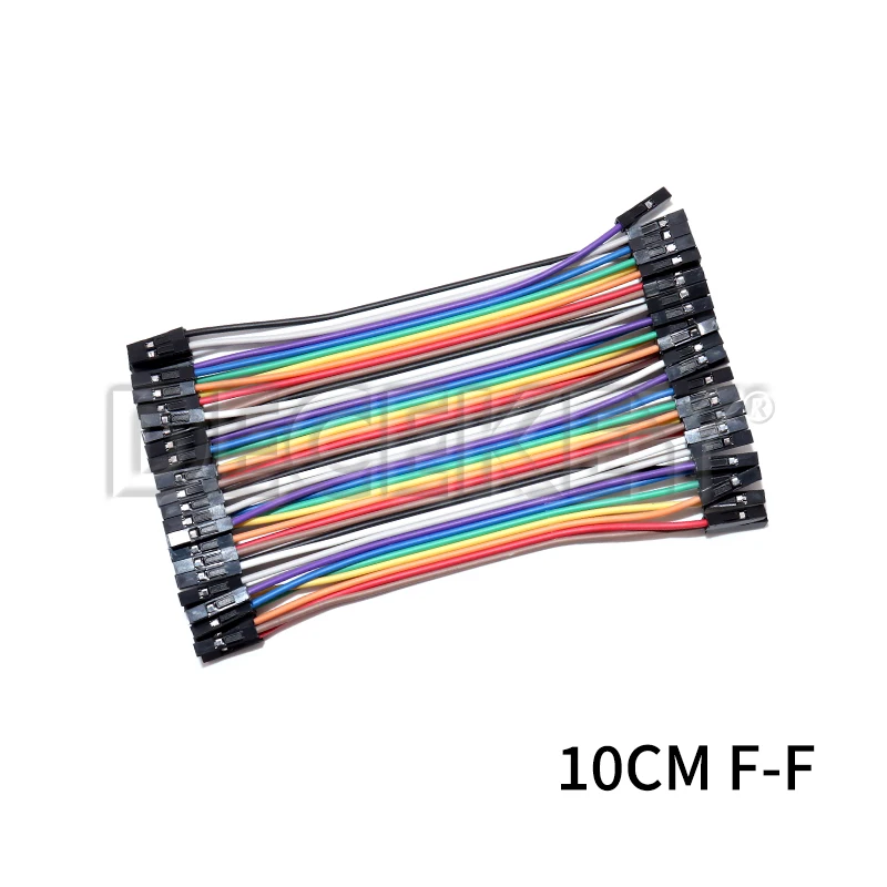 Línea Dupont 10cm/20CM/30CM macho a macho + hembra a macho + Cable de puente hembra a hembra Cable Dupont para arduino KIT de bricolaje