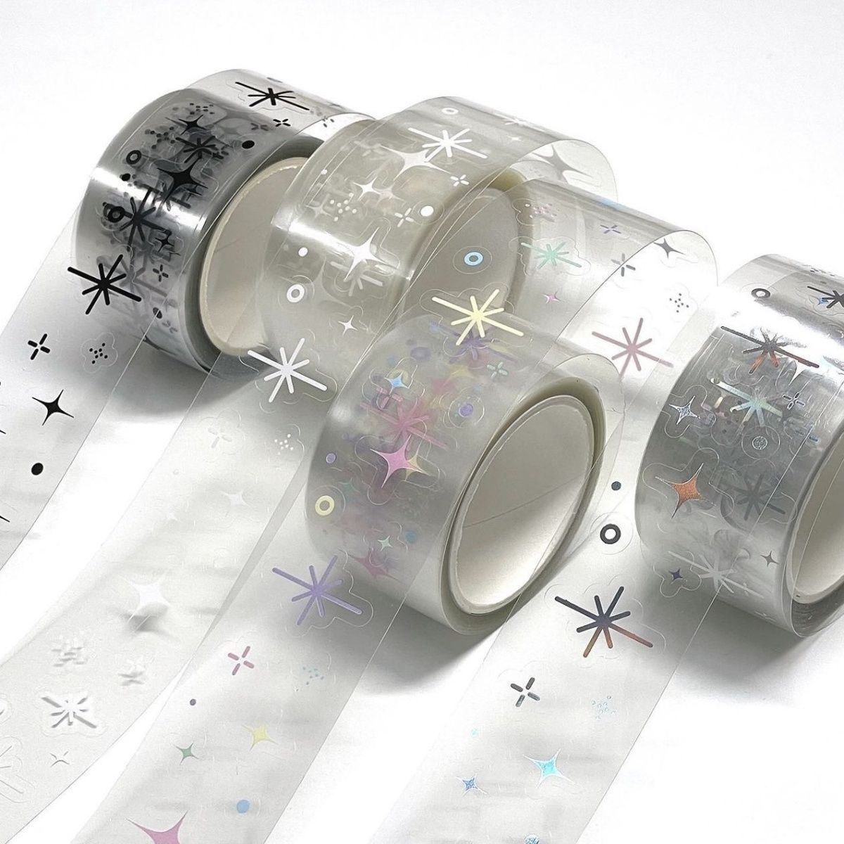 Kawaii 5M DIY Hand Tent Tape Sticker Colorful Letter Symbols Kpop Decorative Stickers Cute Cartoon School Stationery