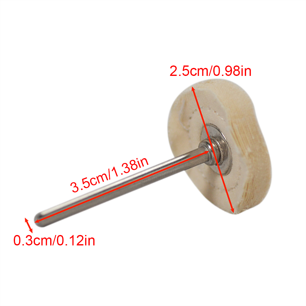 5 pçs 25mm pano polimento roda buffer almofada de algodão ferramenta abrasiva jóias polimento roda almofada para buff dremel acessório