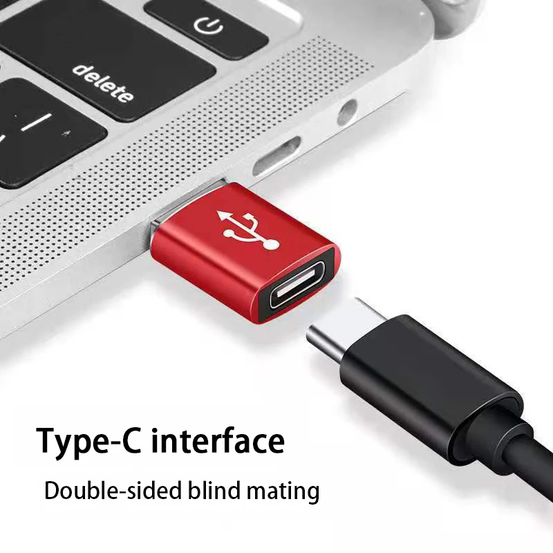 Usb 3.0 para usb c 3.1 adaptador mini hi-speed usb tipo c fêmea para usb tipo um macho carregamento rápido sincronização de dados conversor adaptador otg