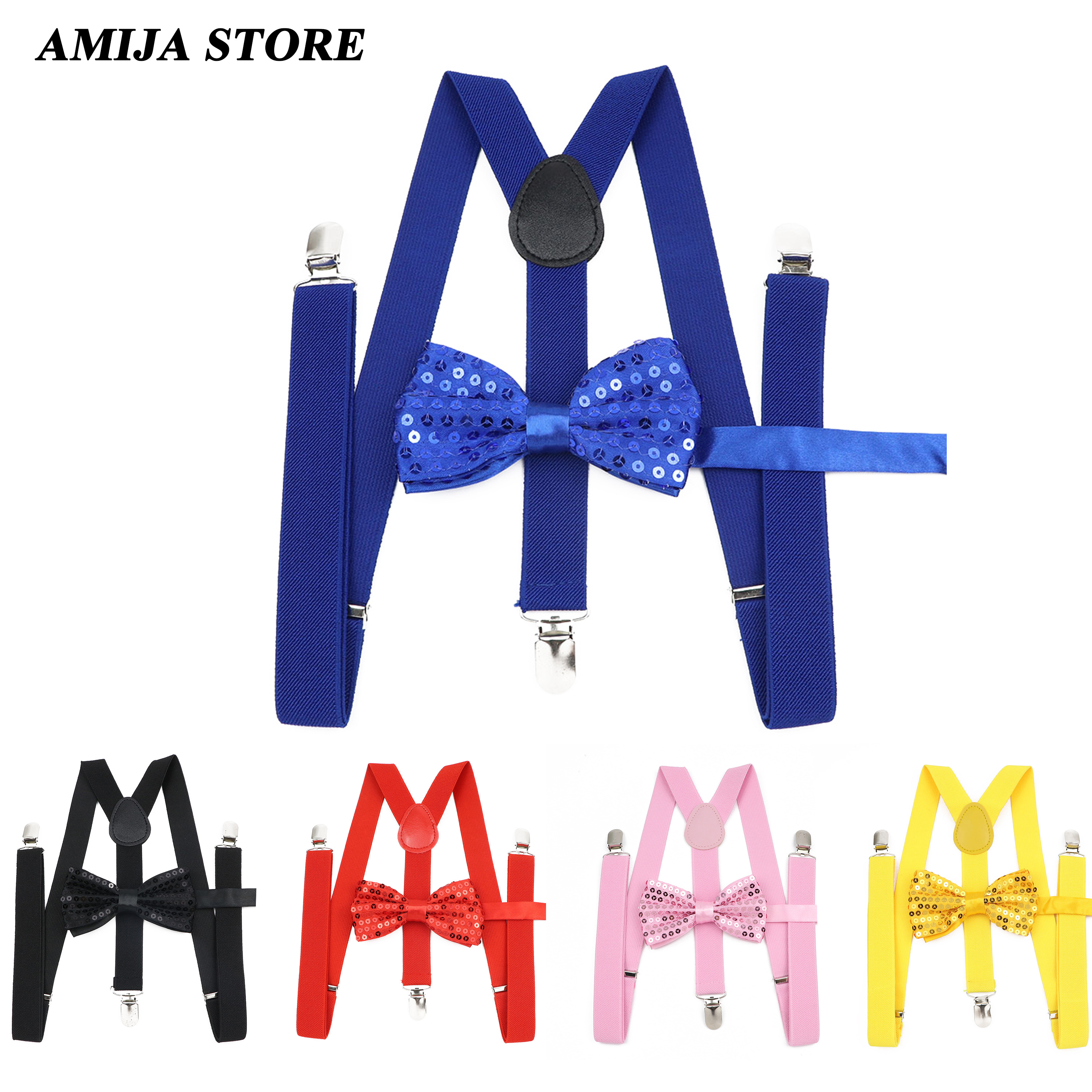 Conjuntos de tirantes de lentejuelas brillantes Unisex para hombre y mujer, ropa de fiesta para actuaciones, Paillette ajustable, moda fácil de perezosos