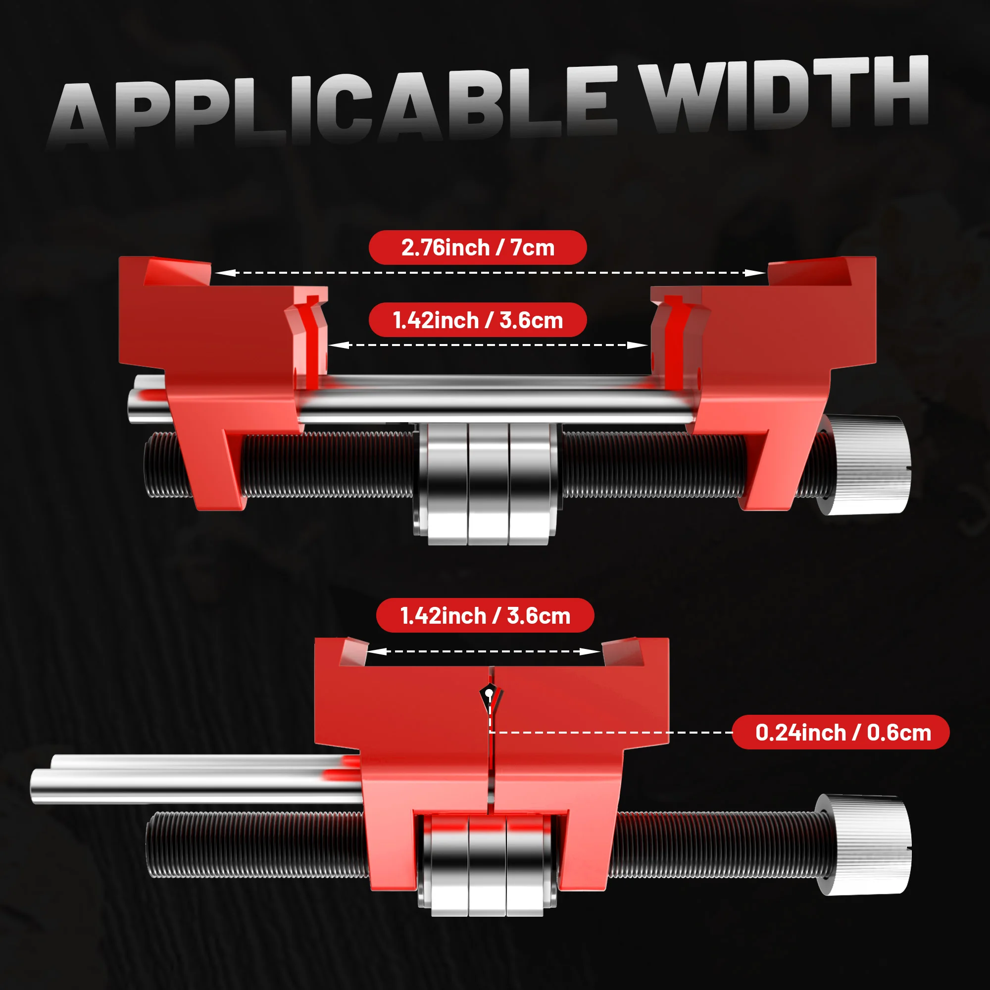Honing Guide Tool, Sharpening Holder for Woodworking Fits Chisels 1/8” to 1-7/8”, Fits Planer Blades 1-3/8” to 3-1/8”
