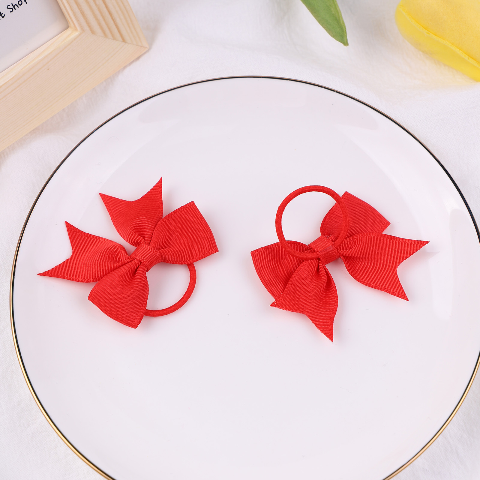 20 ピース/セットかわいい弾性ヘアバンド女の子のためのベビー素敵なゴムバンドポニーテールホルダーヘアネクタイ子供キッズアクセサリー髪のため