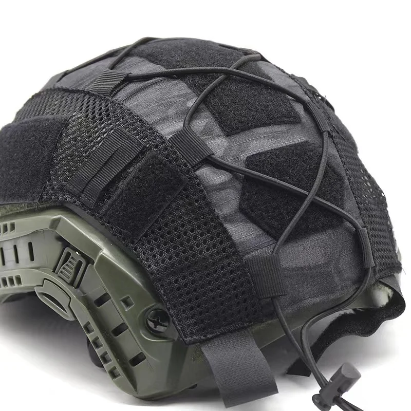 Funda elástica para casco táctico, cubierta de camuflaje rápido, MH, PJ, BJ