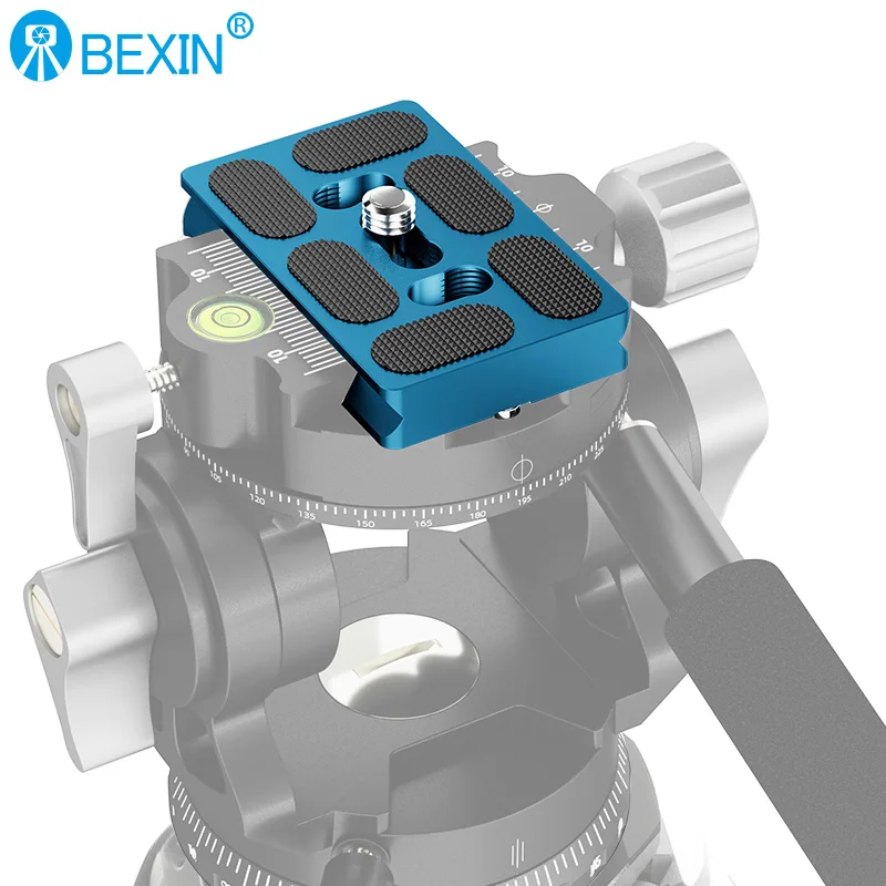 BEXIN Universal Tripod Plate Quick Release Plate Camera Quick Clamp PU Plate for Dslr Camera Arca Swiss Ballhead Tripod