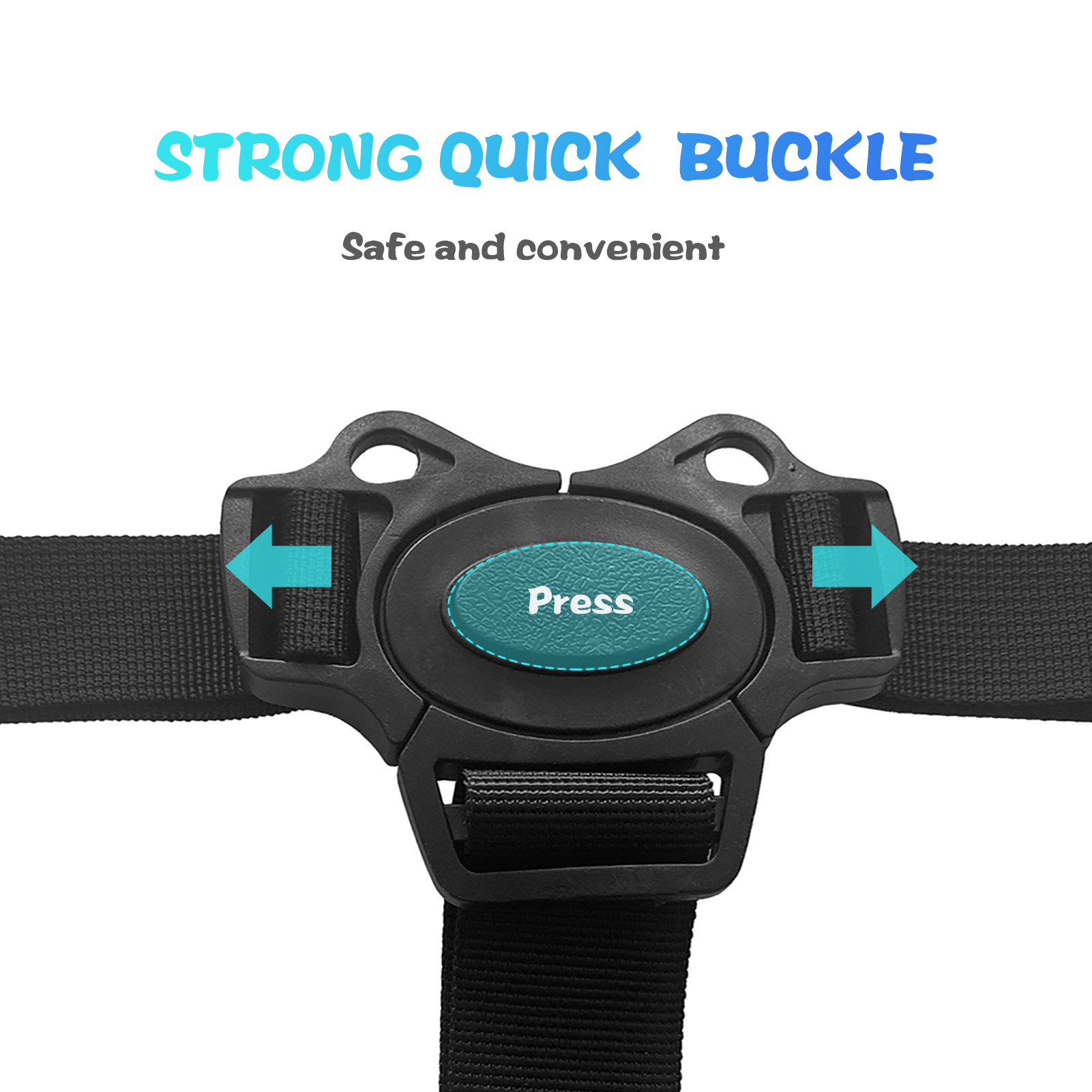 Ceinture de Sécurité Réglable pour Siège de Bébé, SFP à 3 Points, Sangles de Chaise Haute, pour Poussette d'Enfant