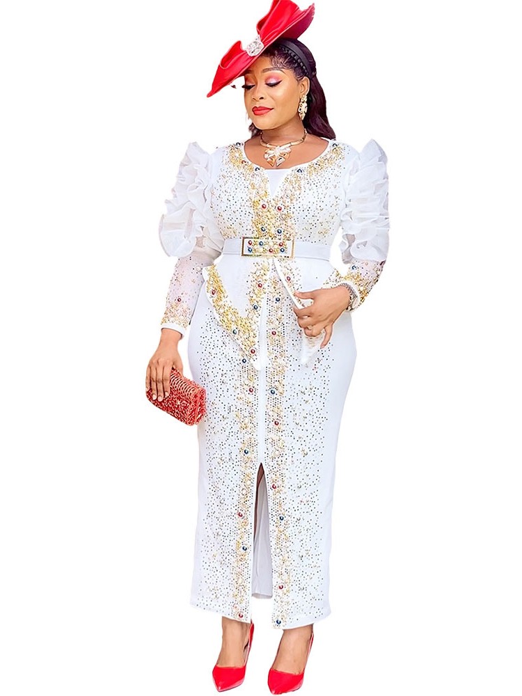 여성을위한 아프리카 파티 드레스 Dashiki Ankara 터키 웨딩 이브닝 가운 섹시한 Bodycon 맥시 롱 드레스 아프리카 의류 2025