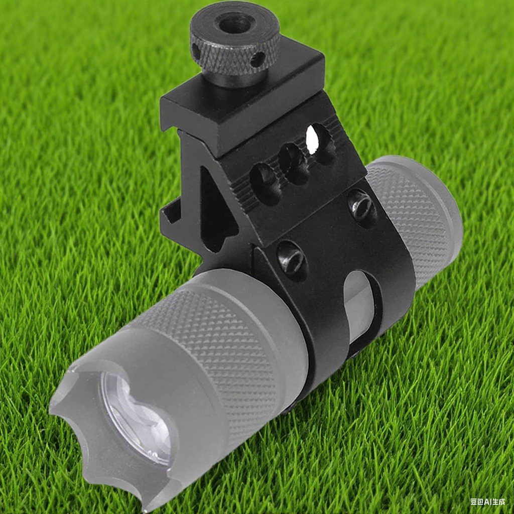 1Pair 25.4mm Quick Release Offset Flashlight Scope Mount 20mm Rail 45 Degree Sight Mount Hunting Accessories