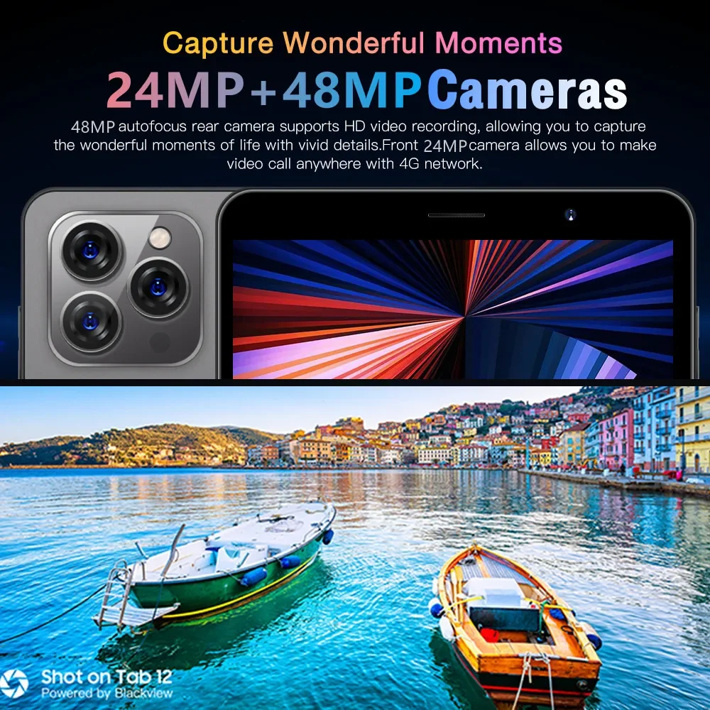 2024 Original Global Version Tab14 Tablet PC 8 Inch Snapdragon 888 10000mAh Android 14 16GB 1TB 5G HD 4K Screen WIFI GPS Mi Tab