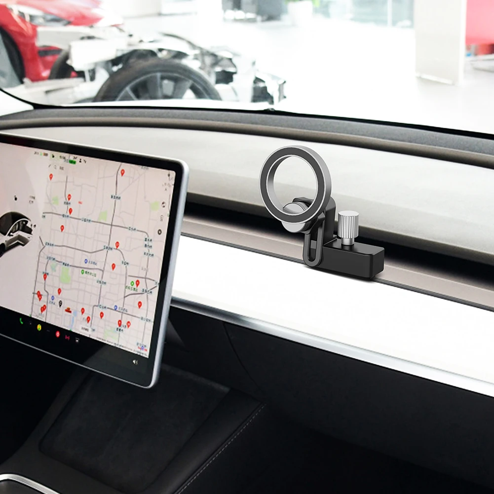 Handy halter Universal Smartphone Stand Unterstützung 360-Grad-Drehung Schneller Zugriff für Tesla Modell 3 Modell y