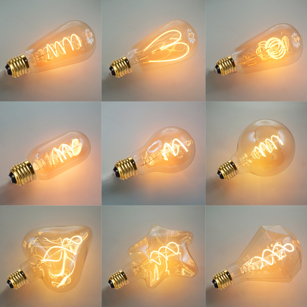 LED Filament Flexible DC3V 38/60/80/95mm/125/130/145/185/255/300mm Edison Bulb Lamp Parts LED Diode DIY Decor Party Lighting