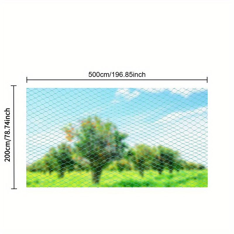 Rete da giardino rete tessuta verde proteggi piante frutta fiori alberi recinzione elasticizzata rete durevole ferma uccelli animali