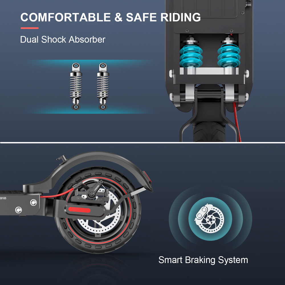 IScooter-Trottinette Électrique pour Adulte, Modèle i9/i9Pro/i9Max, 30/35 kendo, 350/500W