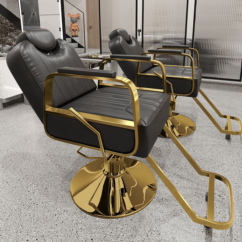 Chaise de barbier classique de luxe, équipement de barbier confortable, chaise de style professionnel d'affaires, meubles de Salon simples