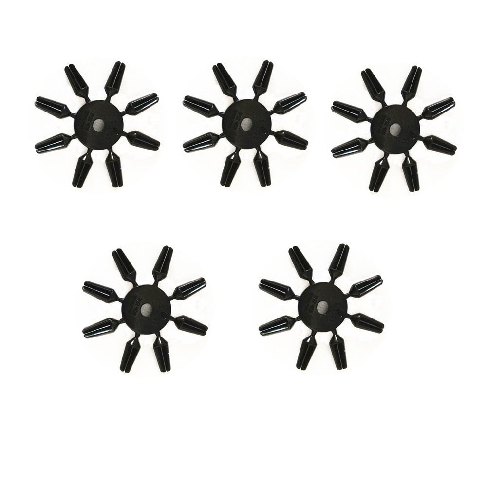 Fox Smiling 80PCS Nylon Dardos Vuelos Protector de alas Accesorios protectores de cola, 1 juego es de 8 piezas