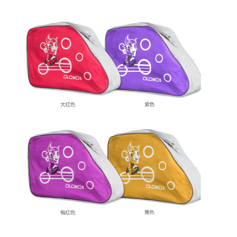 Tragbare Kinder Eis Inline Rollschuh Schuhe Tasche Helm tragbare Trage tasche Oxford wasserdichte Eislauf tasche