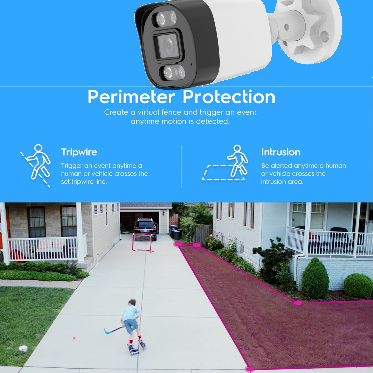Cámara Ip XM 5Mp AI Poe cámara de seguridad Cctv H.265 + vigilancia de Audio y vídeo impermeable al aire libre para sistema Nvr Xmeyepro