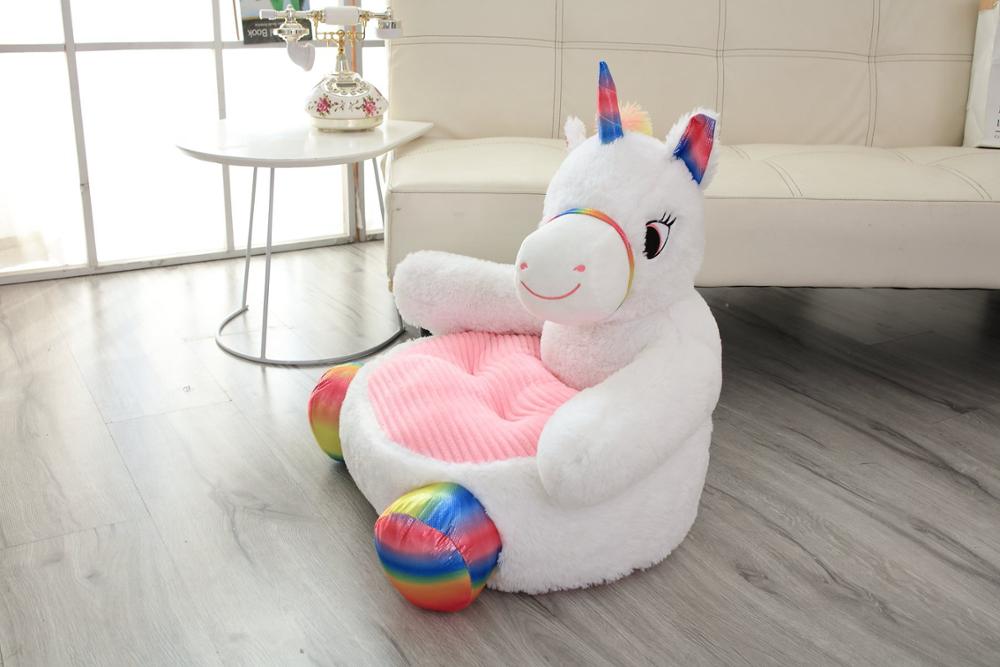 Cartoon Plush Sofa Teddy Bear Panda Stuffed Doll Baby Room Decor Cushion Washable Removable Learning Seats Photography Props