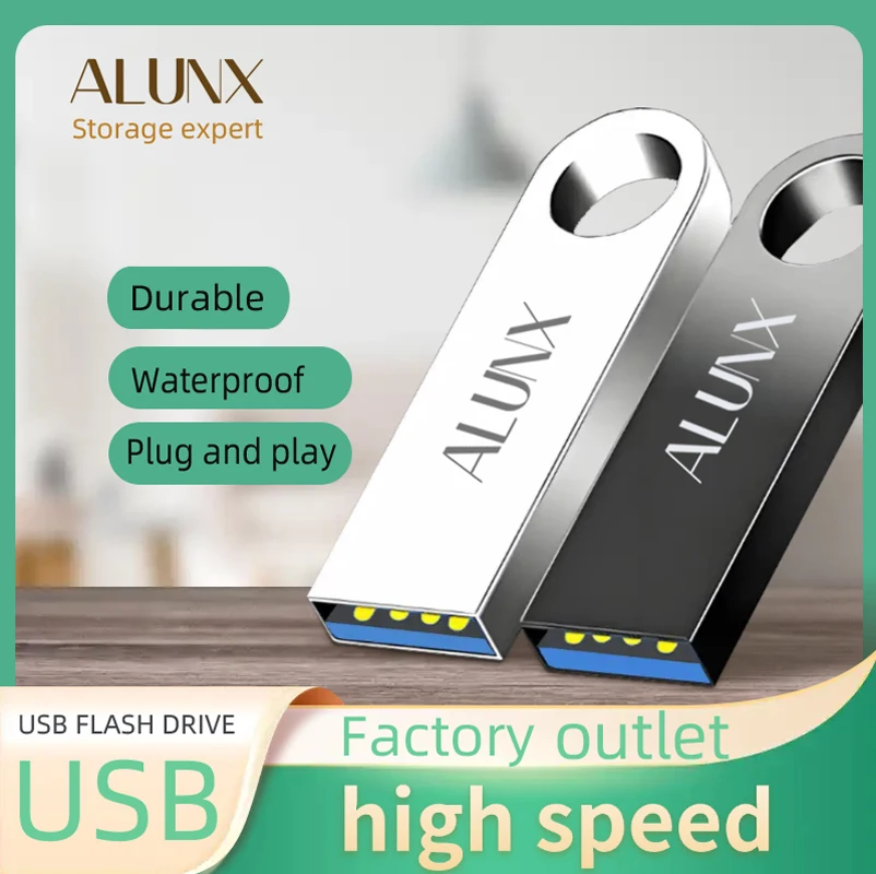 Unidad flash USB 128Gb Pendrive 128Gb Memory Stick 32Gb 4Gb Metal 64Gb Pen Drive 8Gb Usb Stick 16Gb
