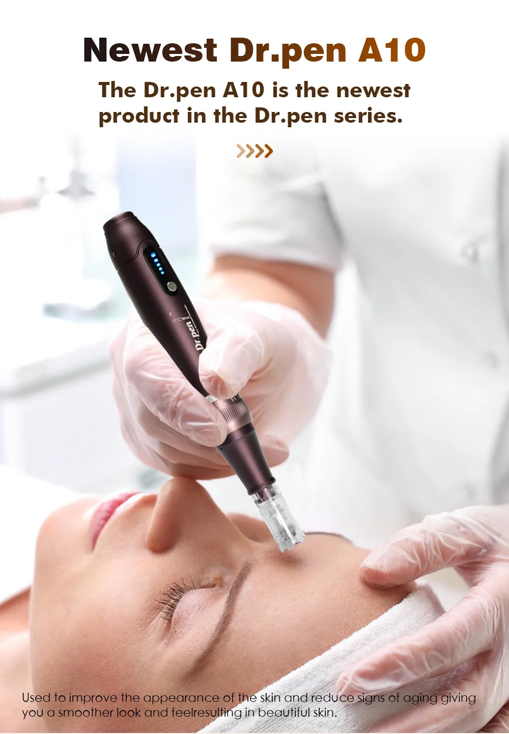 Dr. Bút A10 Microneedling Kim Hộp 10 Chiếc 12 Pin 24 Pin 36 Chân 42 Pin Tròn Nano 3D Nano 5D nano Thay Thế