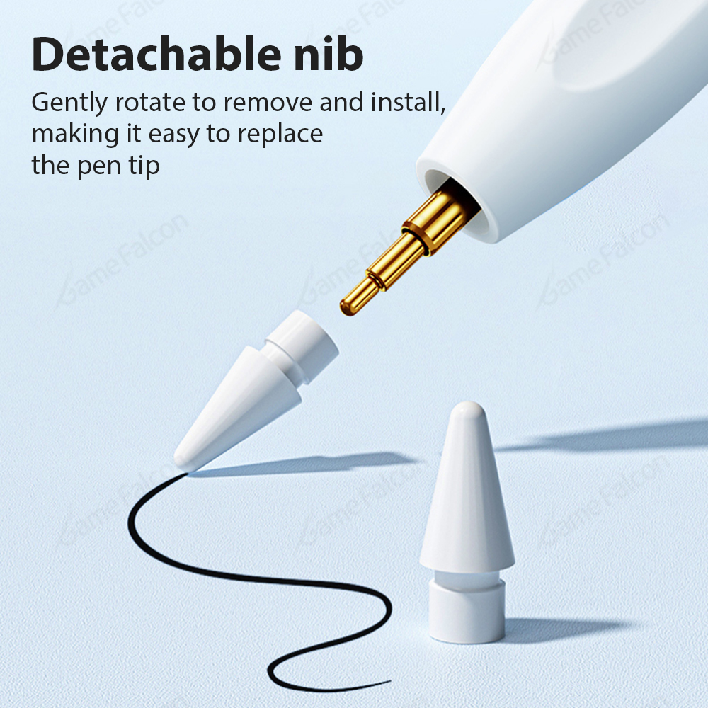 For Apple Pencil For Ipad Pro 13 11 12.9 M4 2024 Air 4 5 Stylus Pen For Ipad 9 8th 9th 10th Gen Mini 6 10.2 Bluetooth Touch Pens