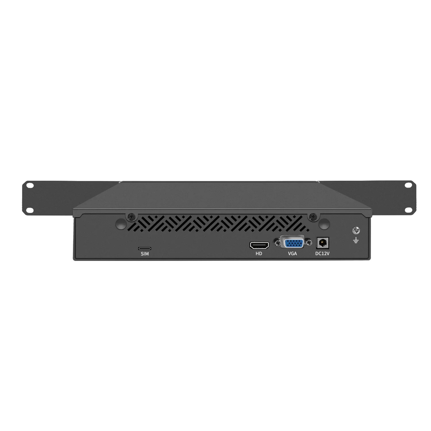 1U 9.5 Inch Rack-mounted Firewall Appliance Mini PC Intel N100 4*/2*10G SFP 4xi226-V 2.5G Gateway Network Security Server