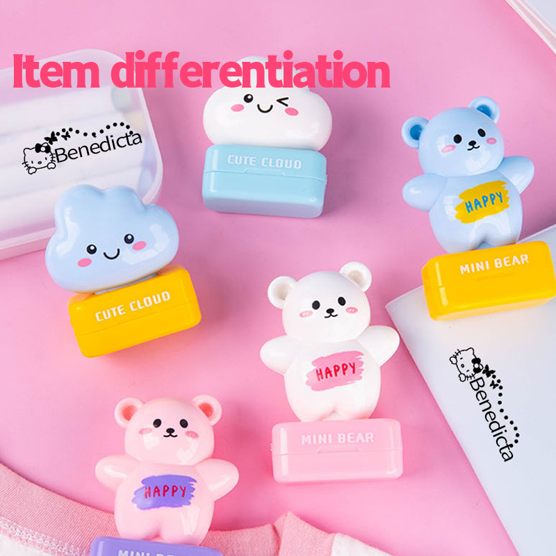 Children's Name Seal Custom Student's Name Stamp Kindergarten Clothes Waterproof Name Sticker Kawaii Montessori Stamp Gift