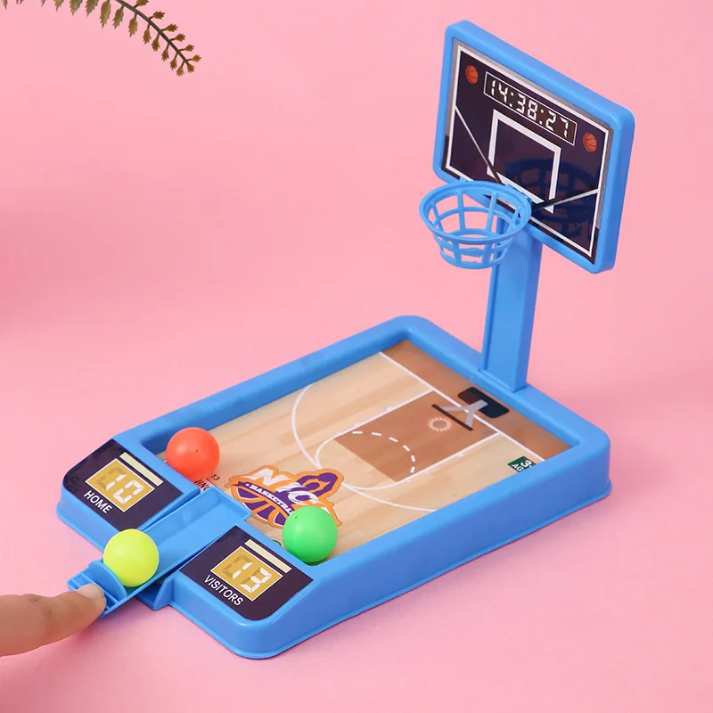 1 ชิ้น + 1 ลูกสีสุ่มในร่มและกลางแจ้ง Interactive เกมบาสเกตบอลปริศนาของขวัญเด็ก MINI ยิงของเล่น