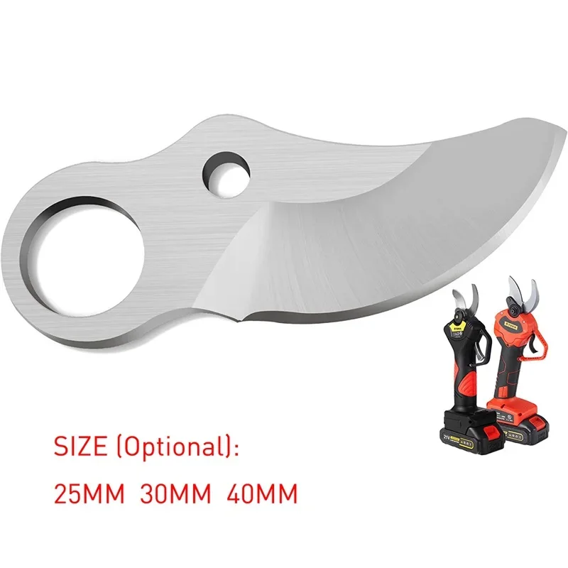 Electric Pruning Shears Replacement Blade 25/30/40mm Cutting Diameter SK5 High Carbon Steel Blade Branch Flower Bushes Trimming