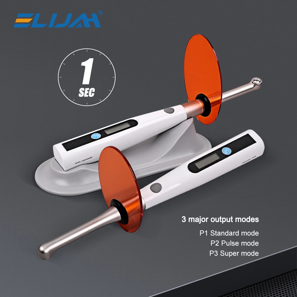 Dental-härtende LED-Lampe, kabellos, 1 Sekunde Heilung, Licht 800–1400 mW/cm2 Zahnmedizin-Ausrüstung