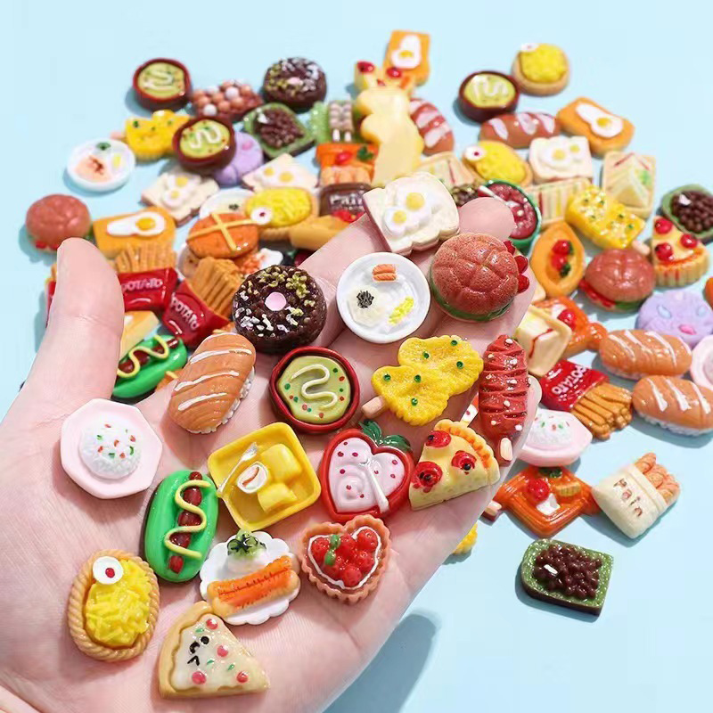 Miniature Food Drink Bottles Pretend Play Kitchen Game Party Toys