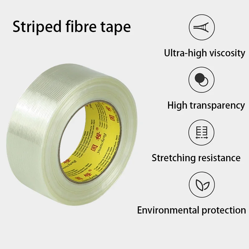 Nastro in fibra di griglia Modello di aeroplano giocattolo Nastro monofacciale a rete super resistente Fibra di vetro resistente all'usura Forte nastro rinforzato