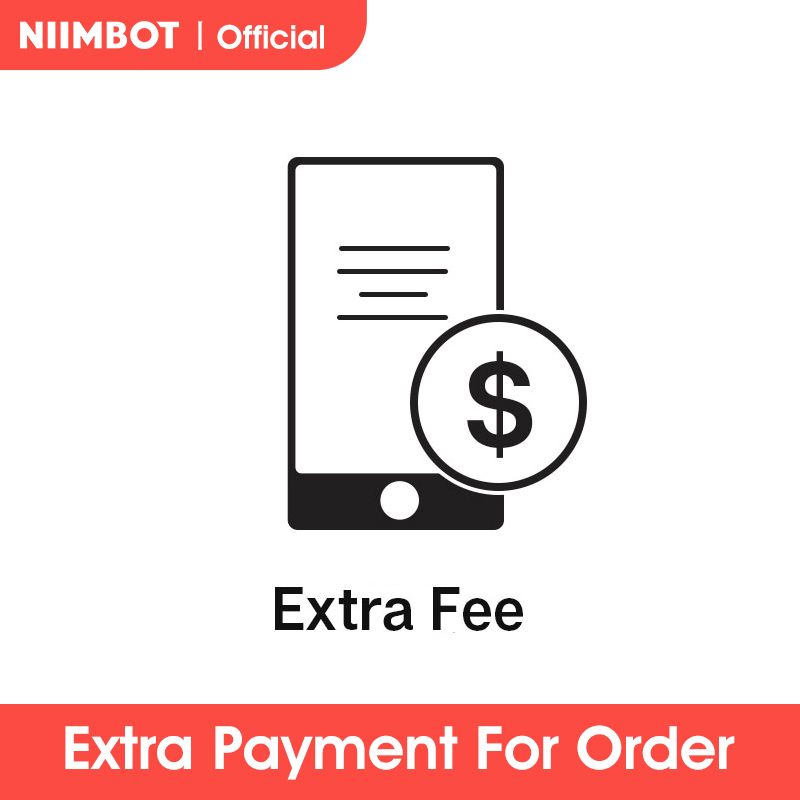 Pago adicional por pedido en la tienda oficial NIIMBOT