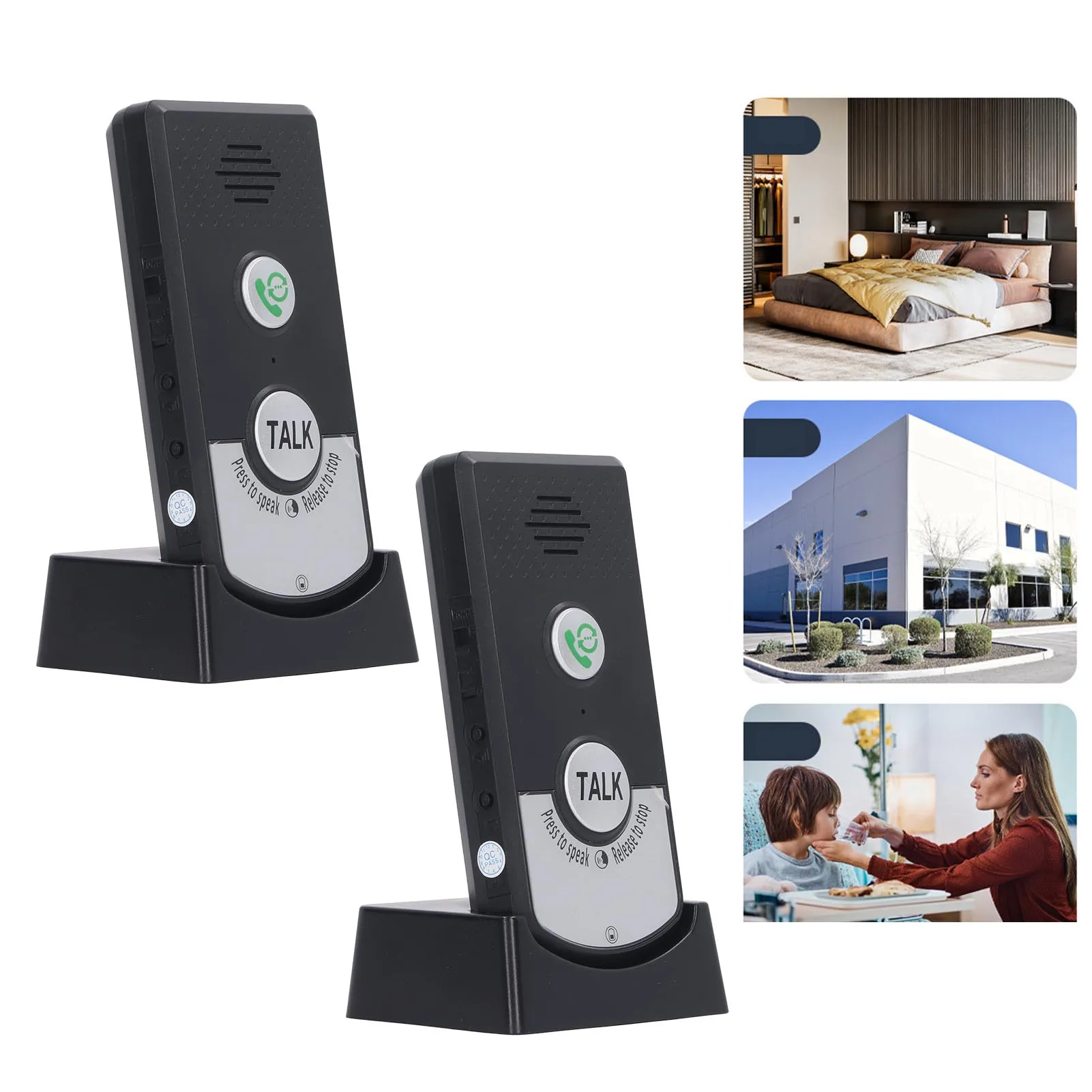 2-weg spraakintercom Super lange afstand draadloze intercomunicador waterdichte intercom deurbelsysteemeenheid