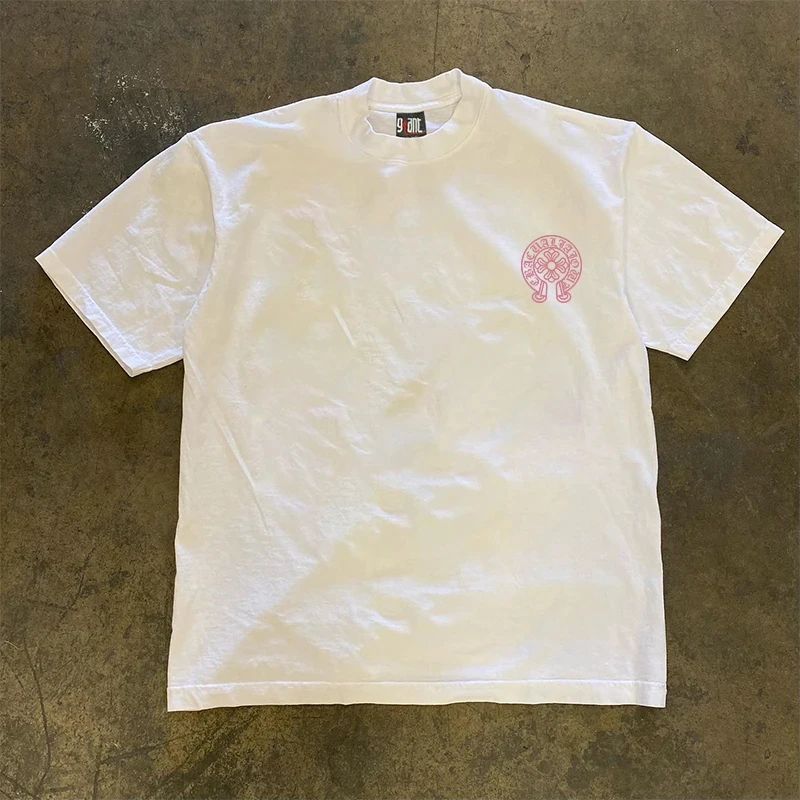 ルーズフィット コットン Tシャツ 半袖 レディース 3A260g アメリカン レトロ スタイル カップル カジュアルウェア 快適で通気性のある