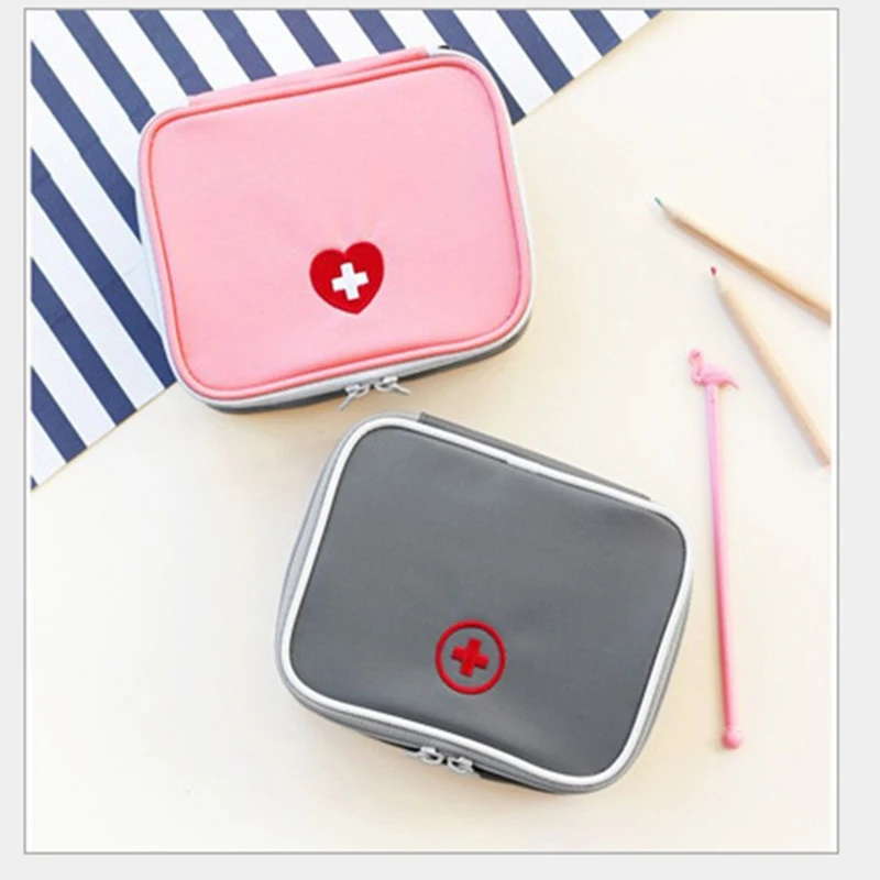 Convenient Travel Storage Heart-shaped and Cute Storage Emergency First Aid Kit Small Medicine Kit Epidemic Prevention Kit