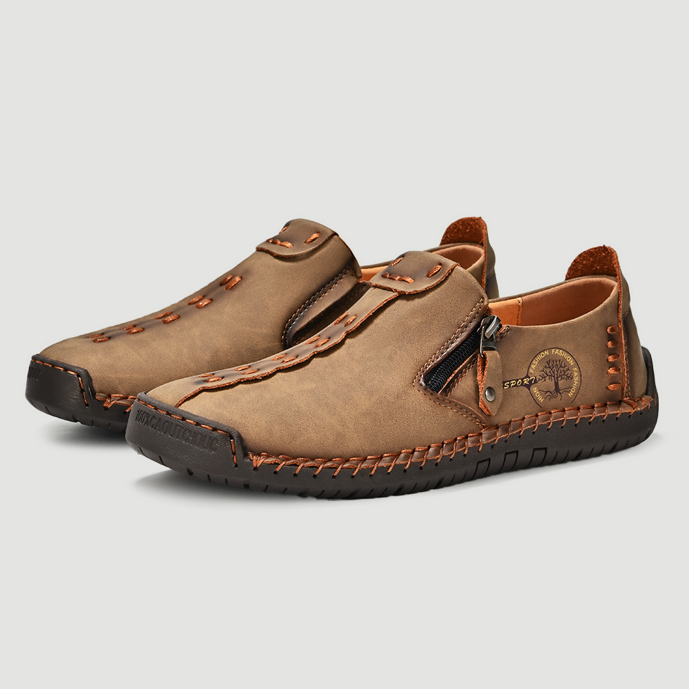 Handgemachte Leder Männer Schuhe Casual Slip Auf Loafers Atmungsaktive Leder Schuhe Männer Wohnungen Heißer Verkauf Mokassins Werkzeug Schuhe Plus Größe