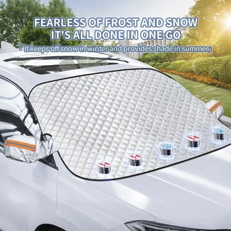 Sonnenschutz Abdeckung Auto Windschutzscheibe Schnee Sonnenschutz Wasserdichte Schutz Abdeckung Auto Frontscheibe Abdeckung