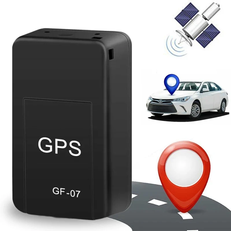 Mini dispositivo de seguimiento GPS portátil GF07, rastreador GPS para coche, localizador GPS para vehículo, aplicación de posición GPS precisa antipérdida magnética fuerte