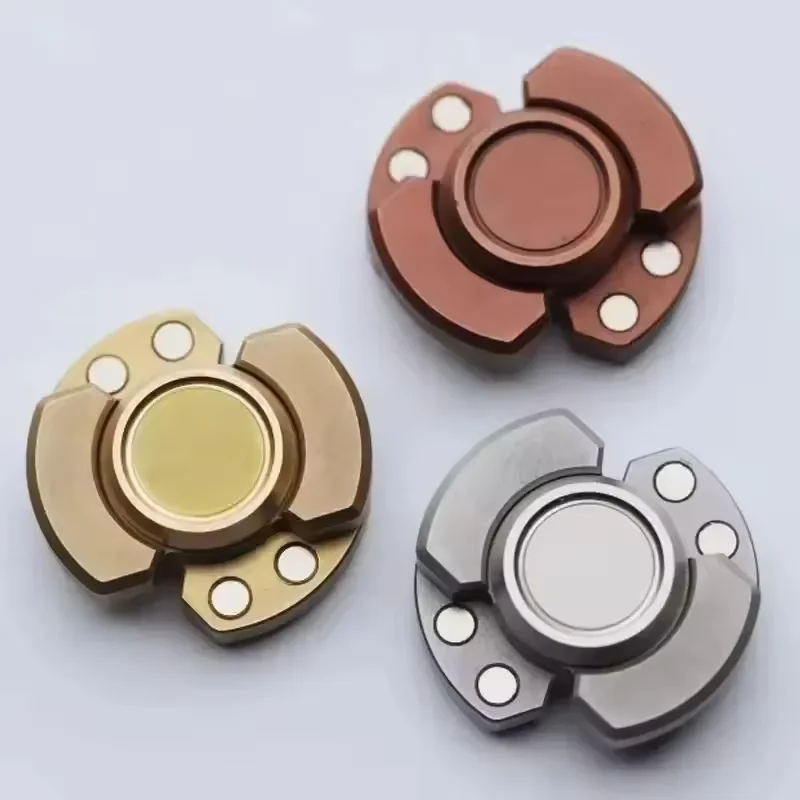 Metalowy Magnetyczny Slider Transformujący się w Spinner, Karta do Wciskania, Mini EDC, Redukujący Stres, Karta do Wciskania dla Dorosłych, Zabawka Antystresowa Przeciwdziałająca Lękowi