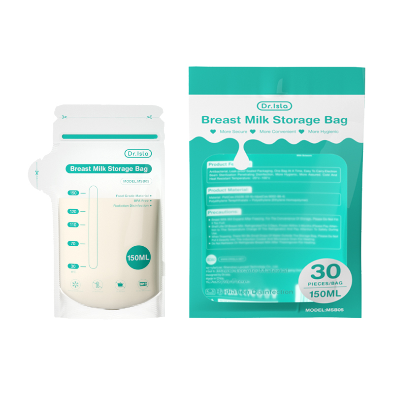 10/30 Pz 150 ml Contenitori per la conservazione del latte materno Sacchetti per congelatore del latte Madre Materna Negozio di alimenti per bambini BPA Libero Alimentazione sicura Preservare Borse